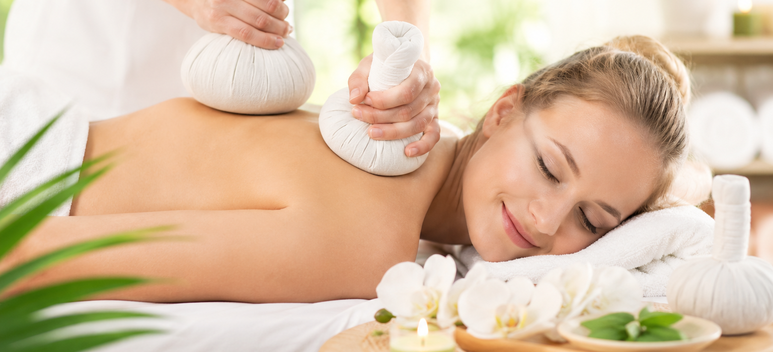 Kräuterstempelmassage